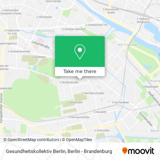 Gesundheitskollektiv Berlin map
