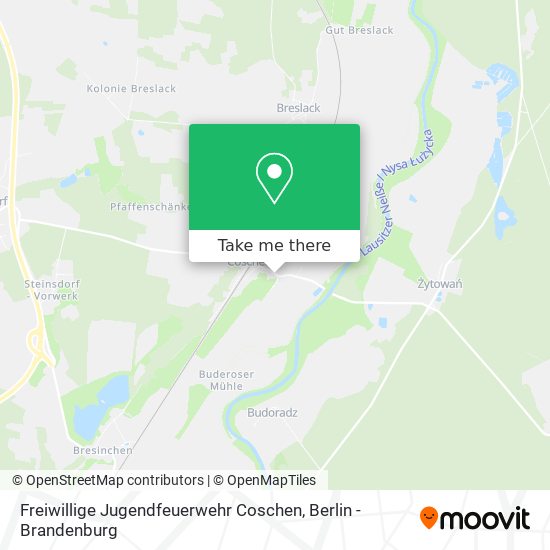 Freiwillige Jugendfeuerwehr Coschen map