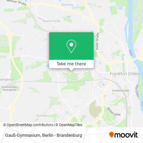 Gauß-Gymnasium map