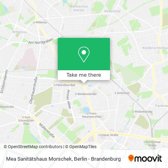 Карта Mea Sanitätshaus Morschek