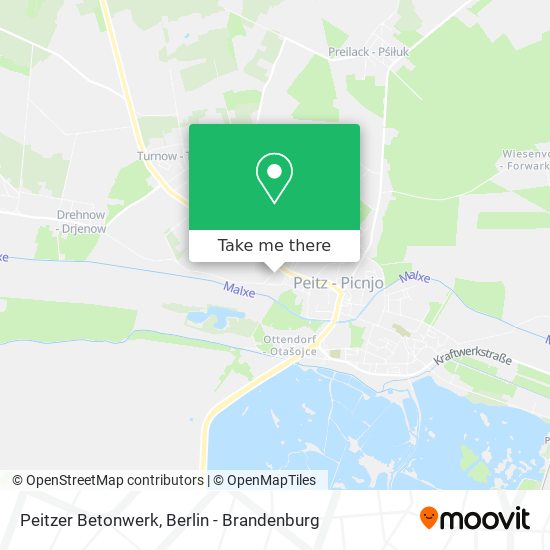 Peitzer Betonwerk map