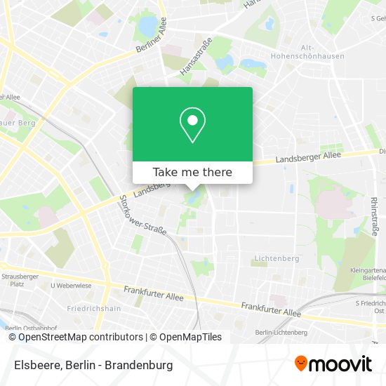 Elsbeere map