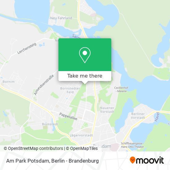 Am Park Potsdam map