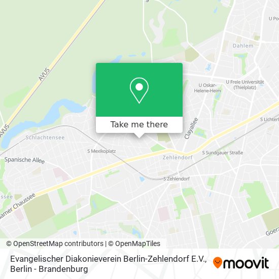 Карта Evangelischer Diakonieverein Berlin-Zehlendorf E.V.