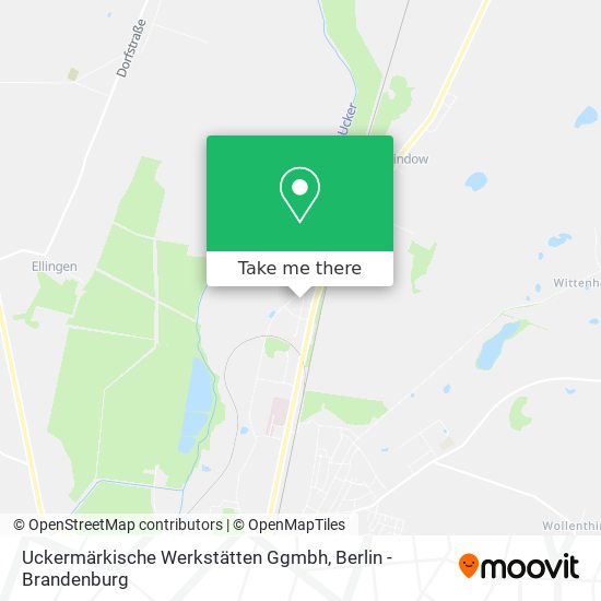 Uckermärkische Werkstätten Ggmbh map