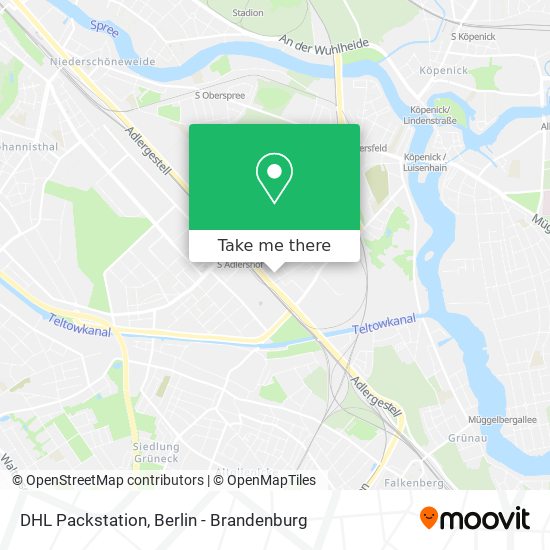 DHL Packstation map