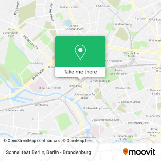 Schnelltest Berlin map