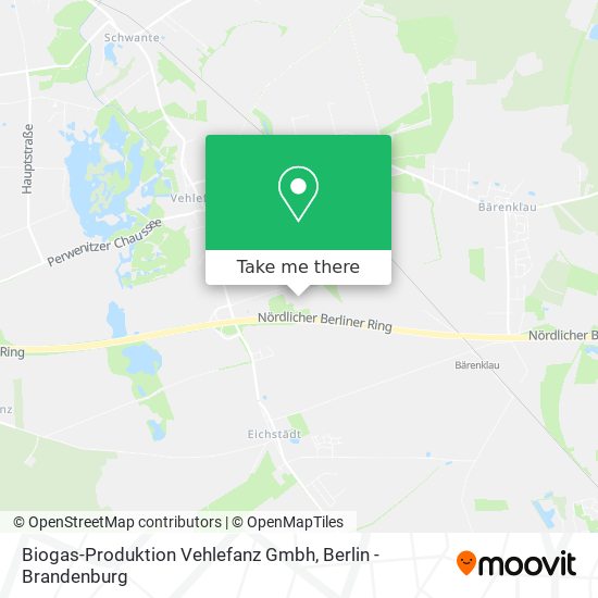 Biogas-Produktion Vehlefanz Gmbh map