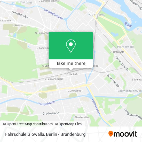 Fahrschule Glowalla map