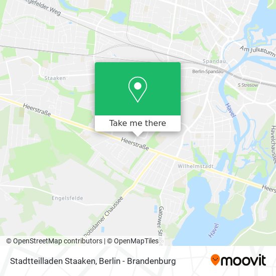 Stadtteilladen Staaken map