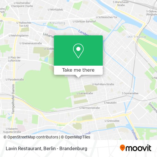 Lavin Restaurant map