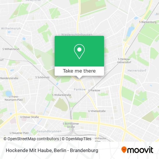 Hockende Mit Haube map