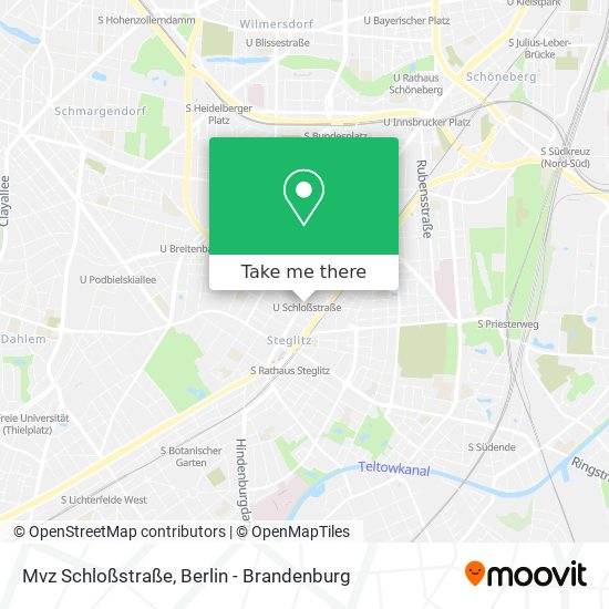 Карта Mvz Schloßstraße