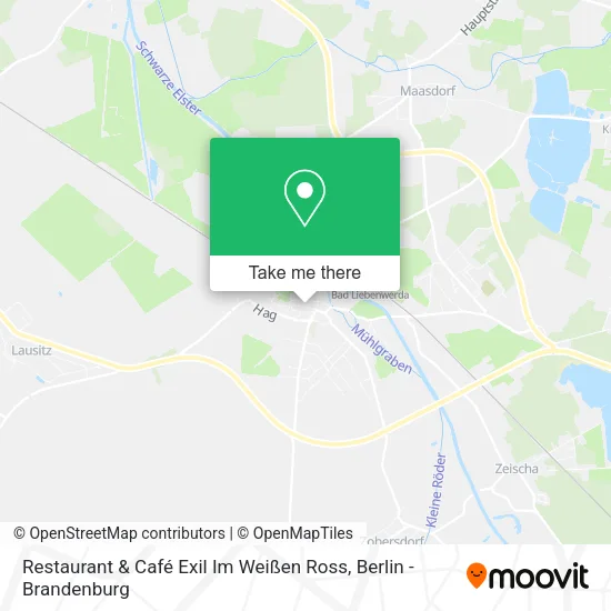 Карта Restaurant & Café Exil Im Weißen Ross