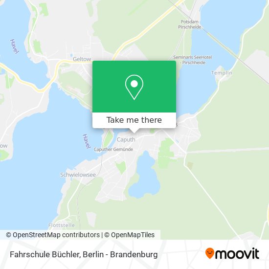 Fahrschule Büchler map
