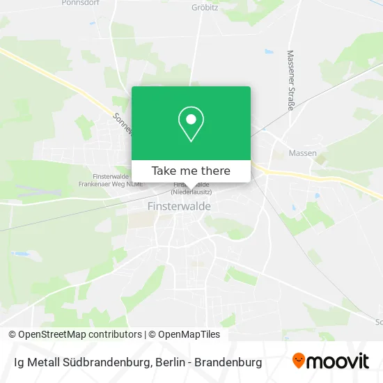Ig Metall Südbrandenburg map