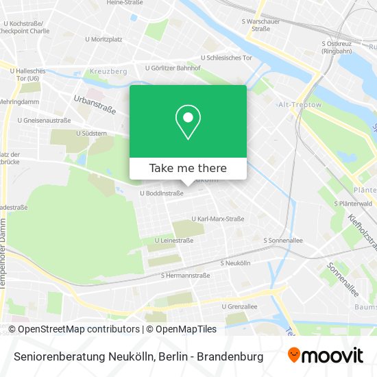 Карта Seniorenberatung Neukölln