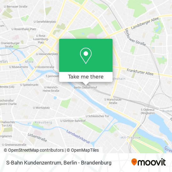 S-Bahn Kundenzentrum map