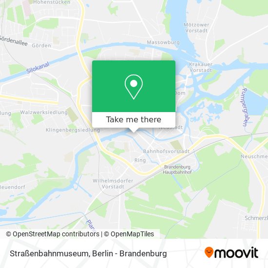 Straßenbahnmuseum map