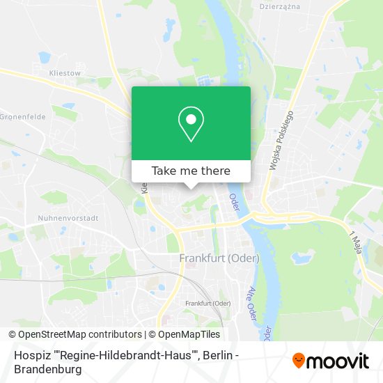 Hospiz ""Regine-Hildebrandt-Haus"" map