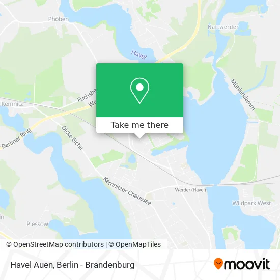 Карта Havel Auen