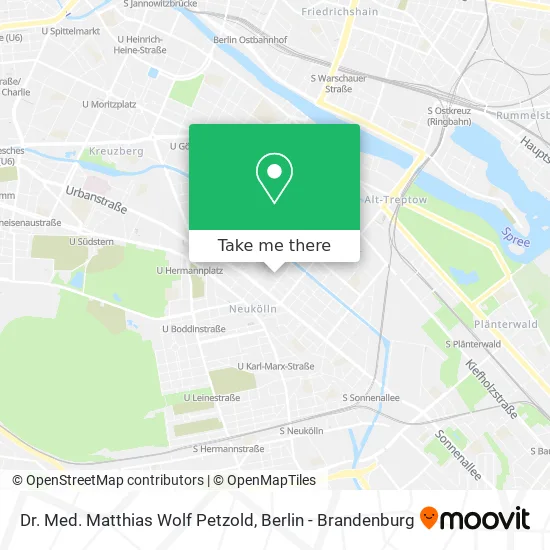 Карта Dr. Med. Matthias Wolf Petzold