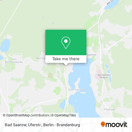 Bad Saarow, Uferstr. map