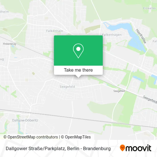 Карта Dallgower Straße/Parkplatz
