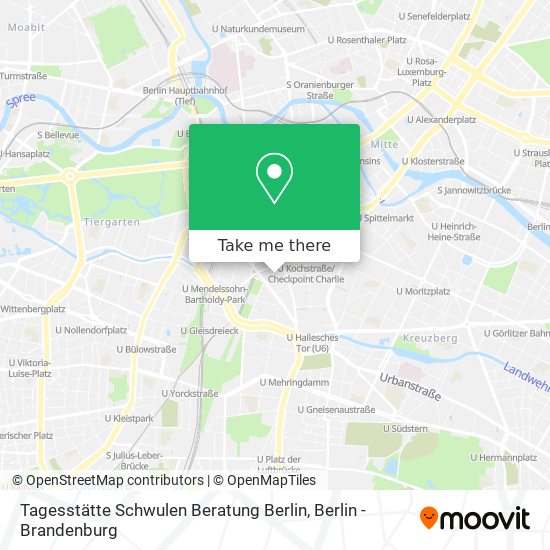 Карта Tagesstätte Schwulen Beratung Berlin