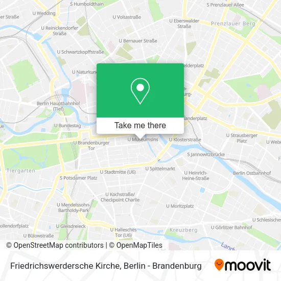 Карта Friedrichswerdersche Kirche