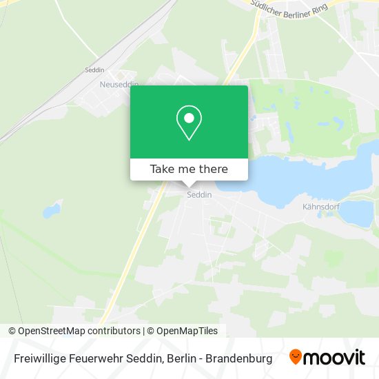 Freiwillige Feuerwehr Seddin map