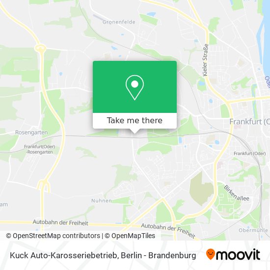 Kuck Auto-Karosseriebetrieb map