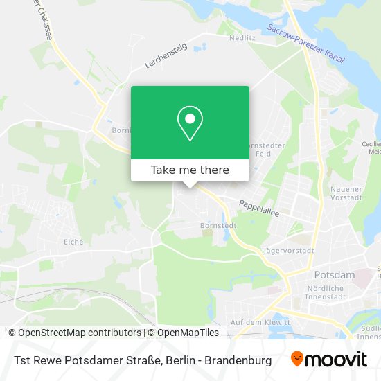 Карта Tst Rewe Potsdamer Straße