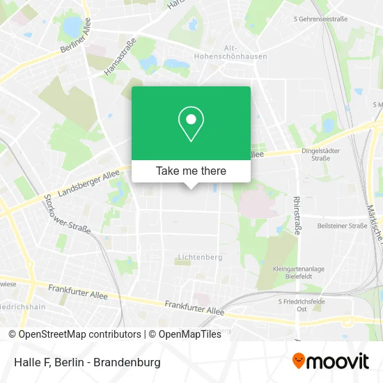 Карта Halle F