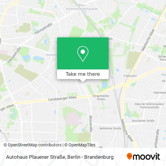 Autohaus Plauener Straße map