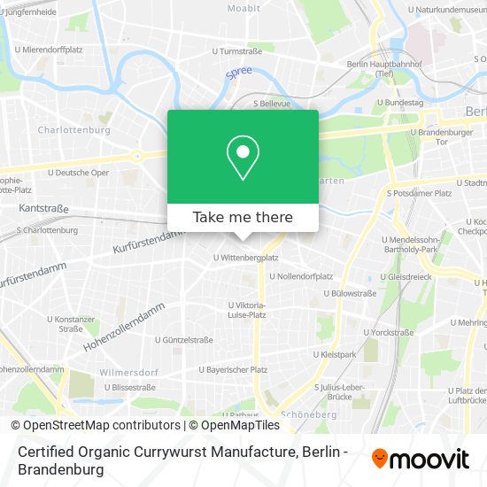 Certified Organic Currywurst Manufacture map