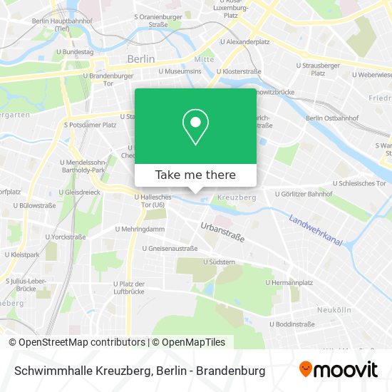 Schwimmhalle Kreuzberg map