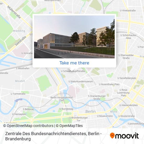 Zentrale Des Bundesnachrichtendienstes map