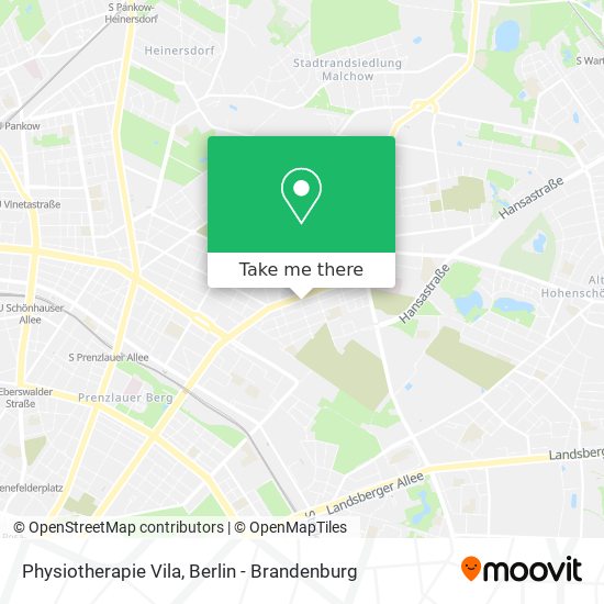 Physiotherapie Vila map