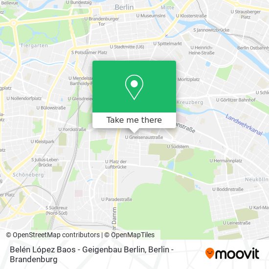 Карта Belén López Baos - Geigenbau Berlin