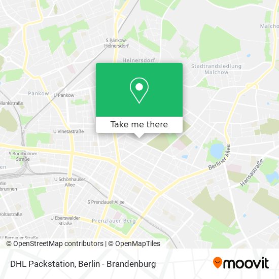 DHL Packstation map