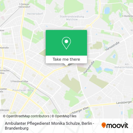 Ambulanter Pflegedienst Monika Schulze map