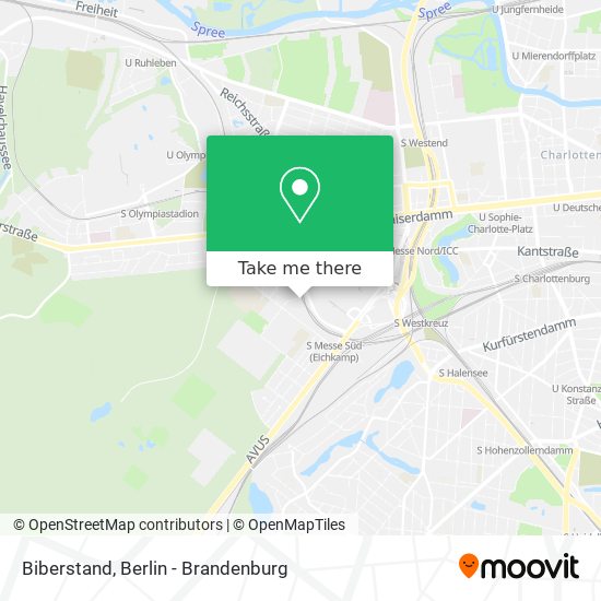 Biberstand map