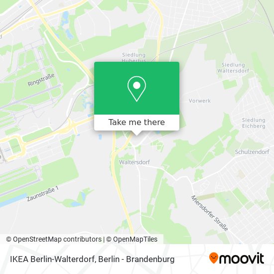 IKEA Berlin-Walterdorf map
