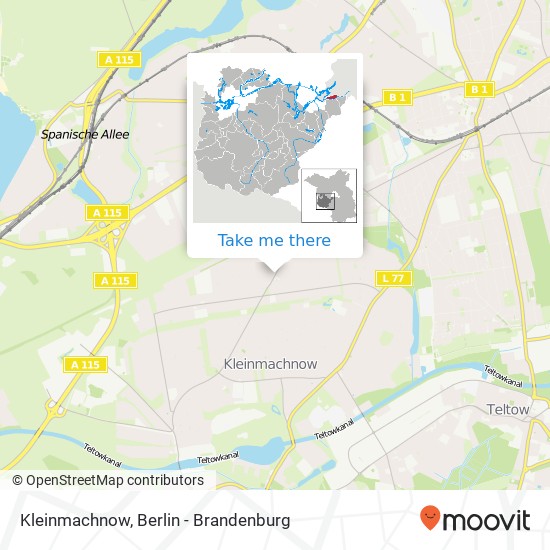 Kleinmachnow map