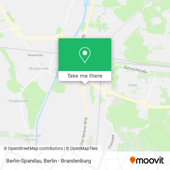 Berlin-Spandau map