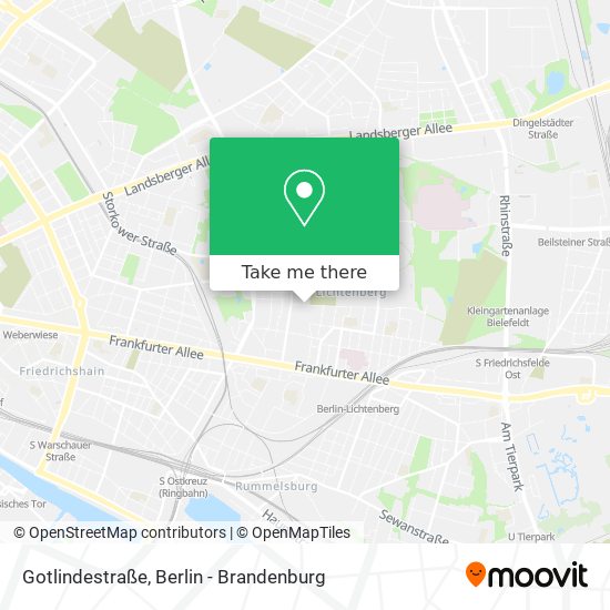 Gotlindestraße map