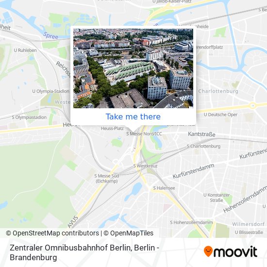 Zentraler Omnibusbahnhof Berlin map