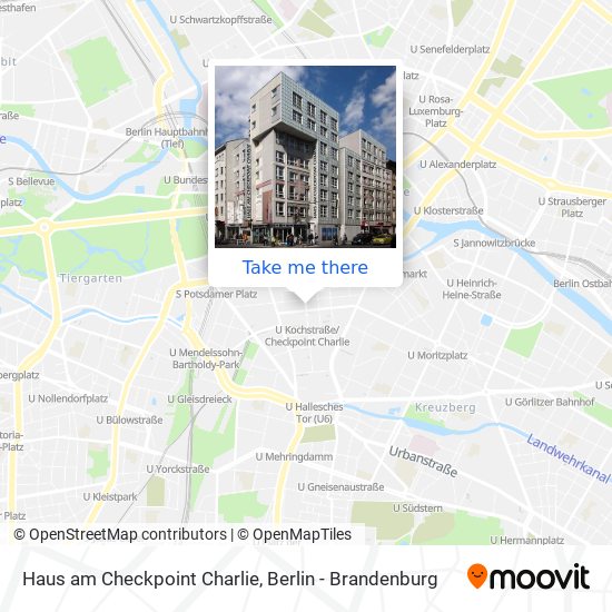 Haus am Checkpoint Charlie map
