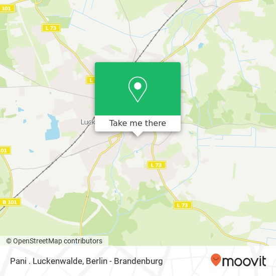 Карта Pani . Luckenwalde